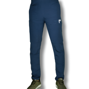 Men's Solid Slim fit Designet Blue Track Pant