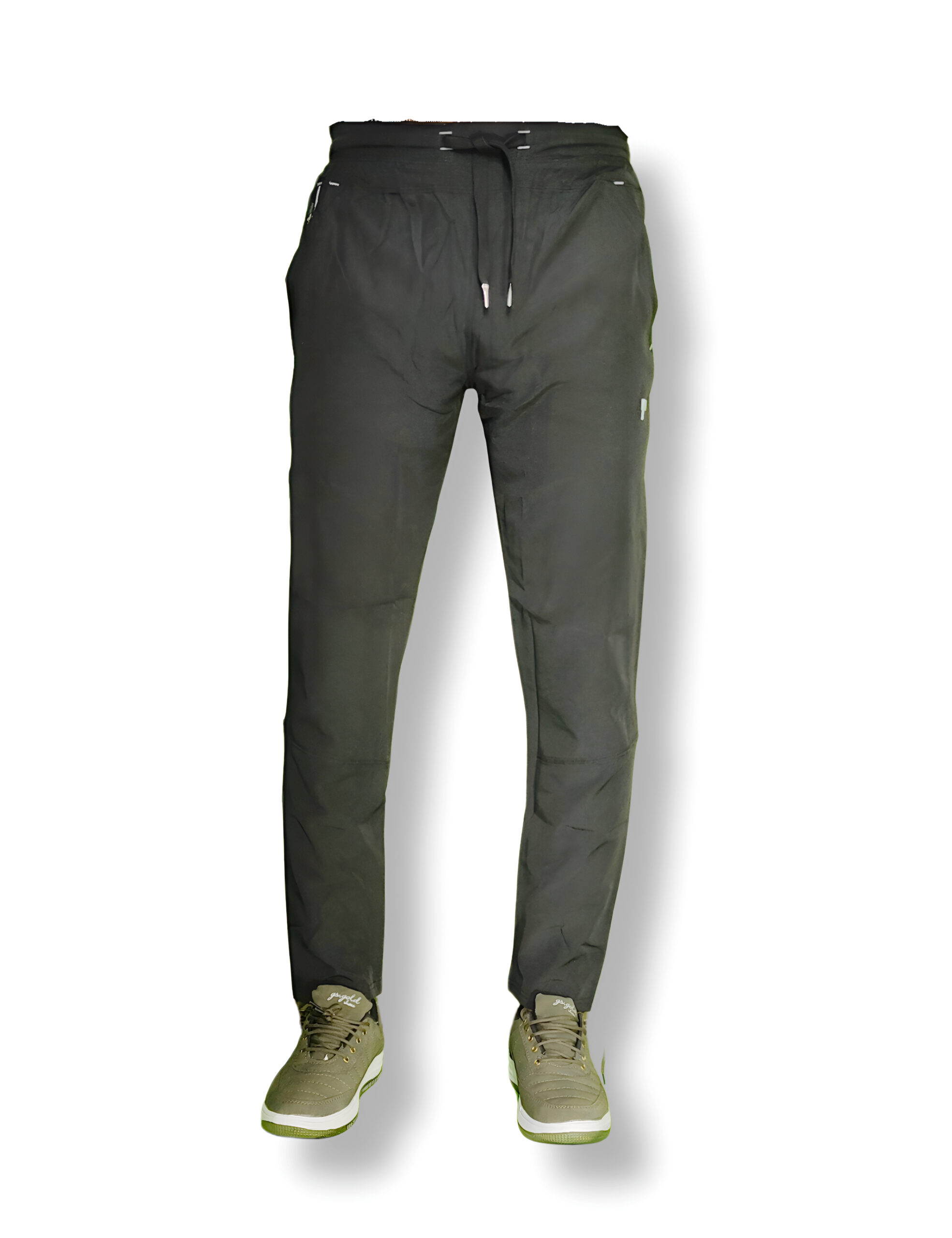 Men’s Solid Slim fit Designet Black Track Pant